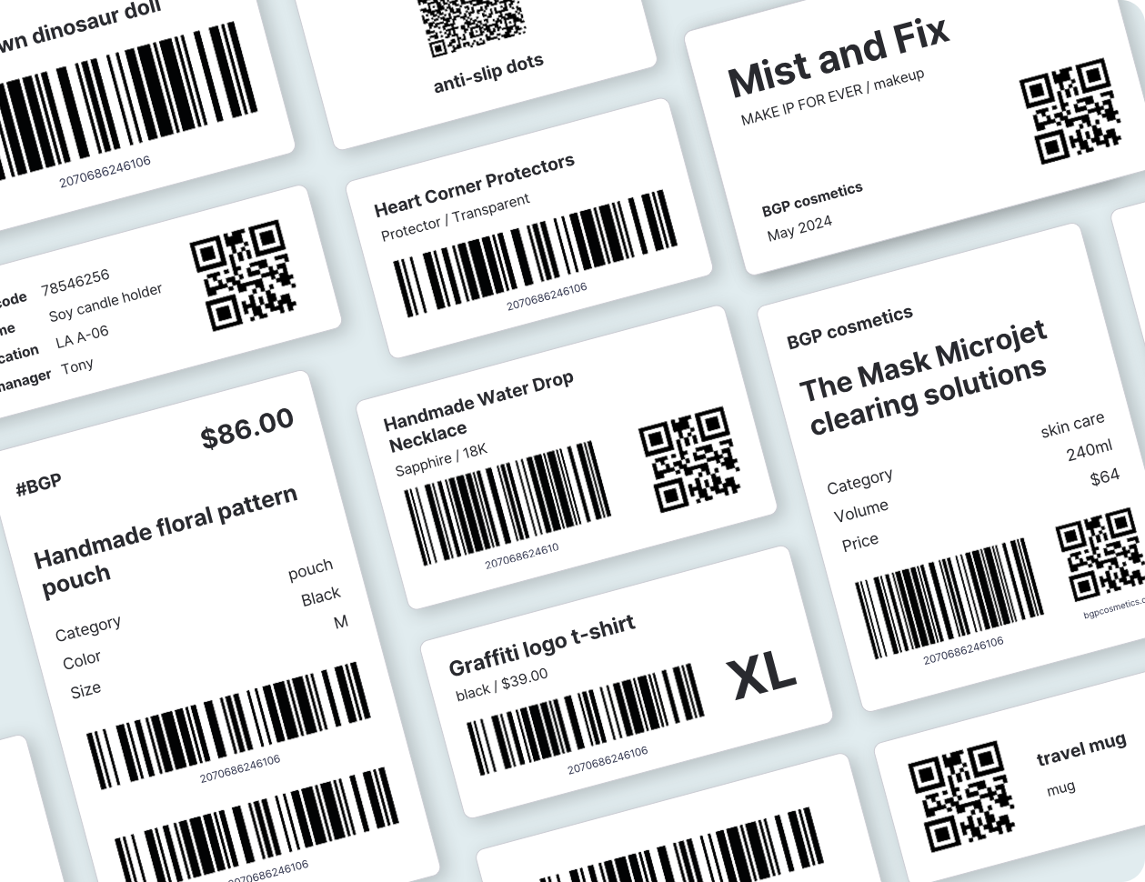 BoxHero's Customizable Barcode and QR Code Labels